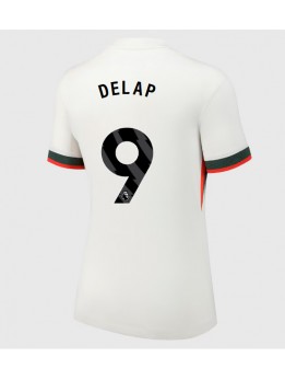 Chelsea Liam Delap #9 Replika Borta Kläder Dam 2025-26 Kortärmad